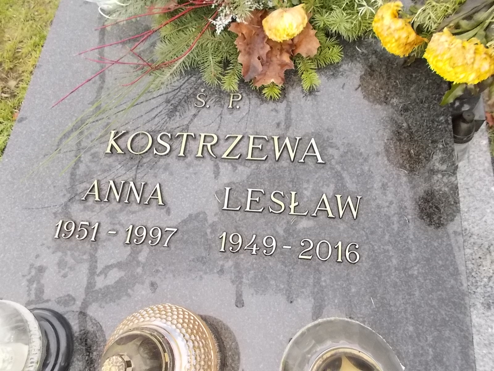 Anna Kostrzewa 1951 Chrzanów - Grobonet - Wyszukiwarka osób pochowanych