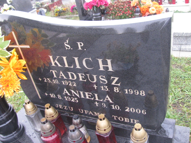 Tadeusz Klich 1922 Chrzanów - Grobonet - Wyszukiwarka osób pochowanych