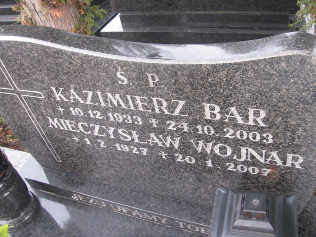 Kazimierz Bar 1933 Chrzanów - Grobonet - Wyszukiwarka osób pochowanych