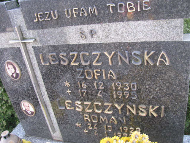 Zofia Leszczyńska 1930 Chrzanów - Grobonet - Wyszukiwarka osób pochowanych