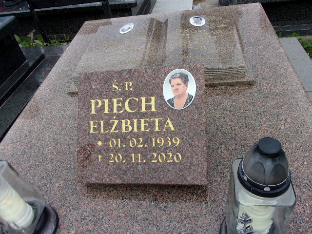 Elżbieta Piech 1939 Chrzanów - Grobonet - Wyszukiwarka osób pochowanych