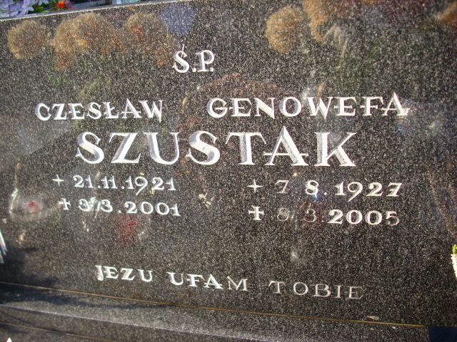 Czesław Szustak 1921 Chrzanów - Grobonet - Wyszukiwarka osób pochowanych