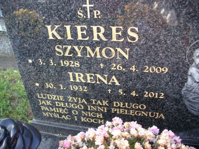Irena Kieres 1932 Chrzanów - Grobonet - Wyszukiwarka osób pochowanych