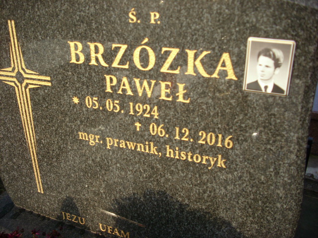 Paweł Brzózka 1924 Chrzanów - Grobonet - Wyszukiwarka osób pochowanych
