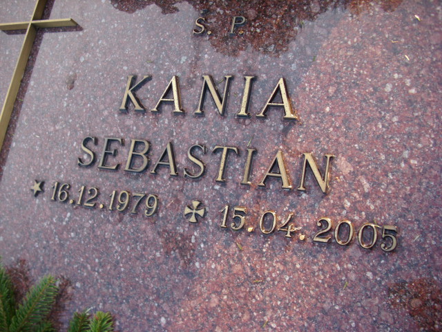 Sebastian Kania 1979 Chrzanów - Grobonet - Wyszukiwarka osób pochowanych