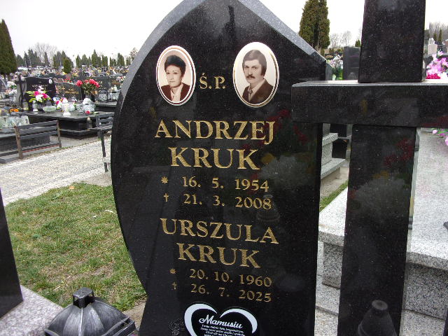 Andrzej Antoni Kruk 1954 Chrzanów - Grobonet - Wyszukiwarka osób pochowanych