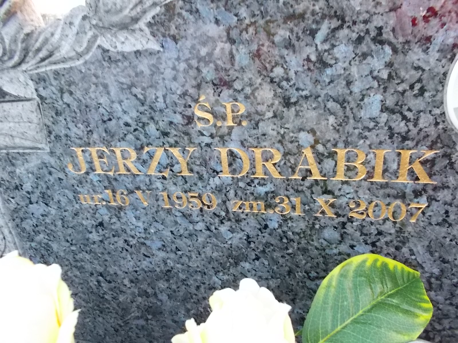 Jerzy Drabik 1959 Chrzanów - Grobonet - Wyszukiwarka osób pochowanych