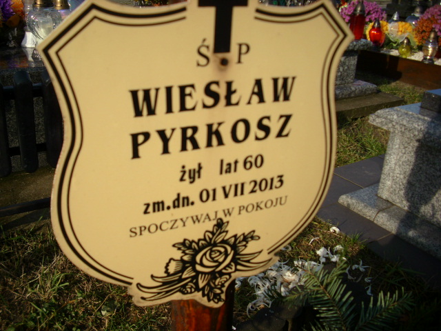 Piotr Pyrkosz 1929 Chrzanów - Grobonet - Wyszukiwarka osób pochowanych