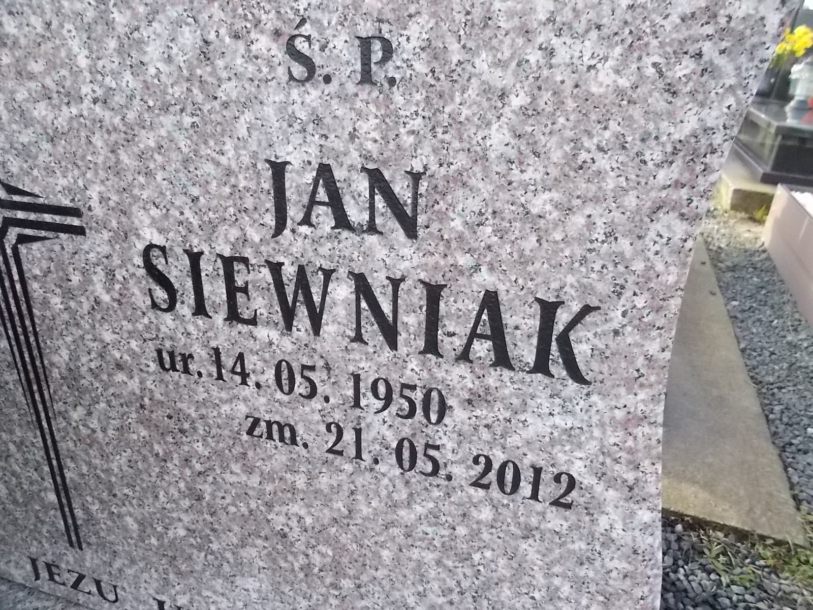 Jan Siewniak 1950 Chrzanów - Grobonet - Wyszukiwarka osób pochowanych