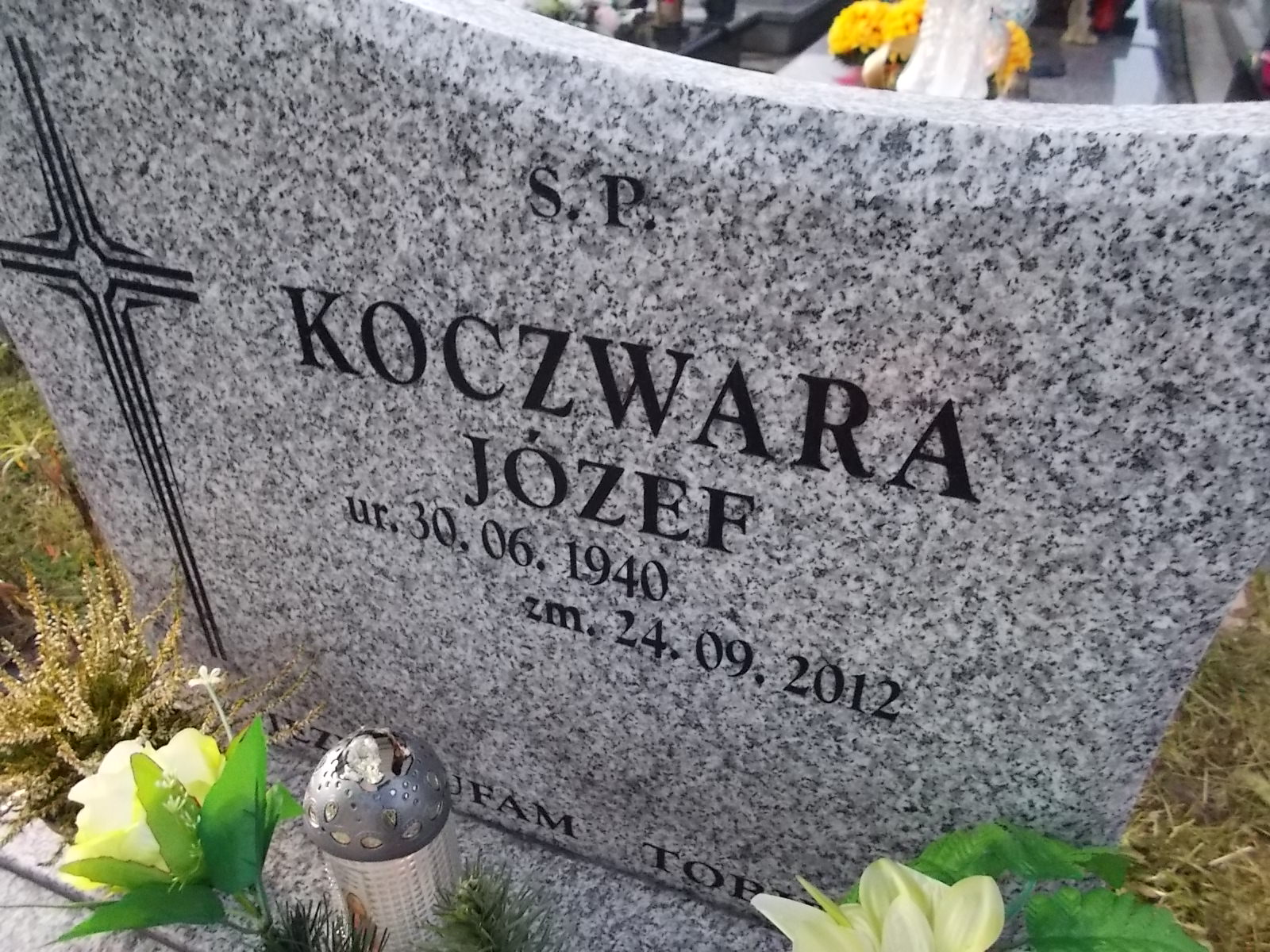 Józef Koczwara 1940 Chrzanów - Grobonet - Wyszukiwarka osób pochowanych