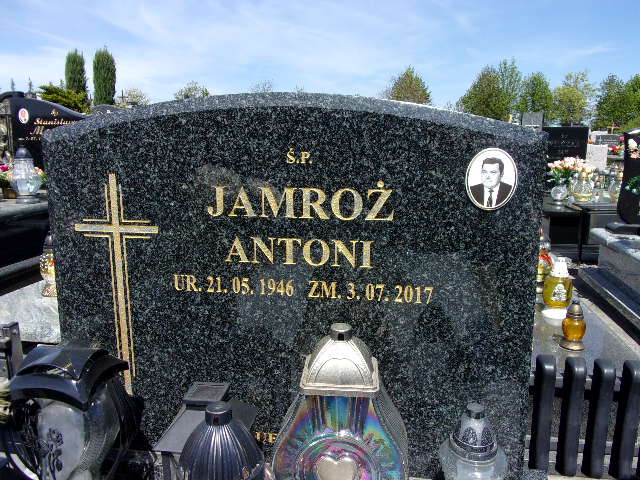 Antoni Jamroż 1946 Chrzanów - Grobonet - Wyszukiwarka osób pochowanych