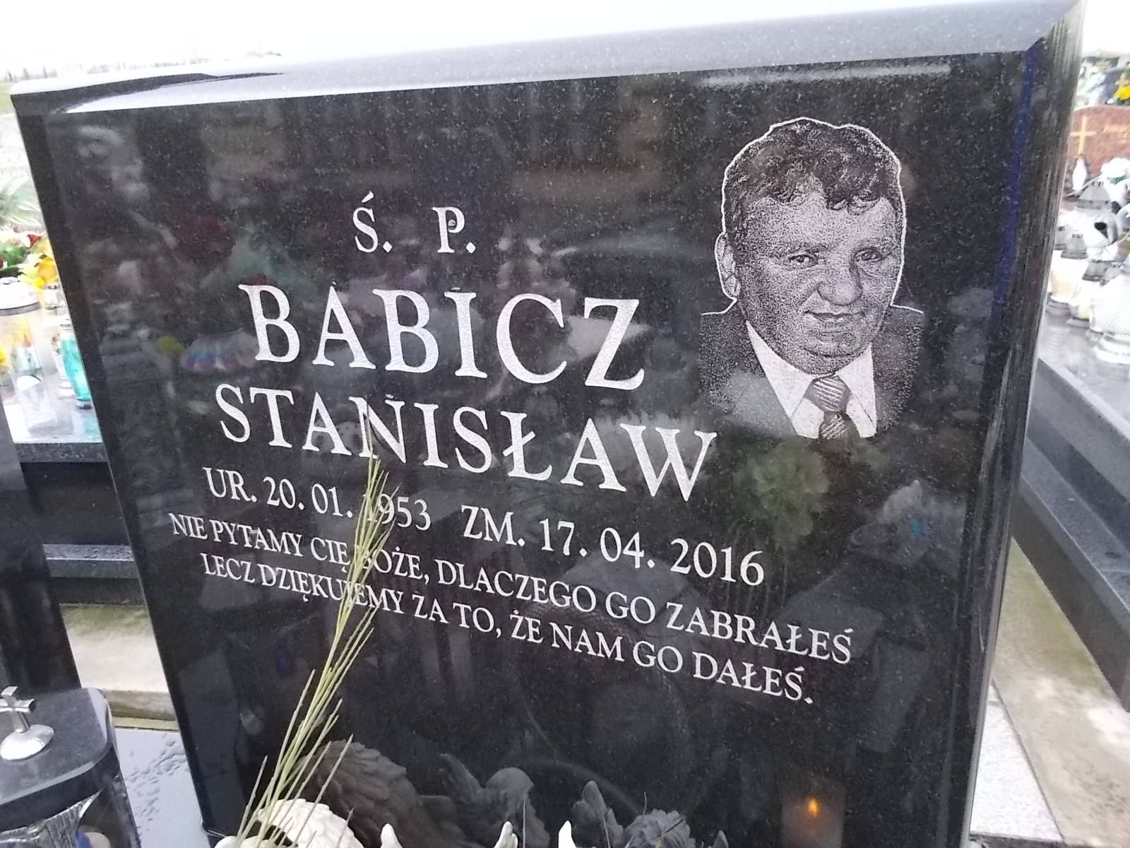 Stanisław Babicz 1953 Chrzanów - Grobonet - Wyszukiwarka osób pochowanych