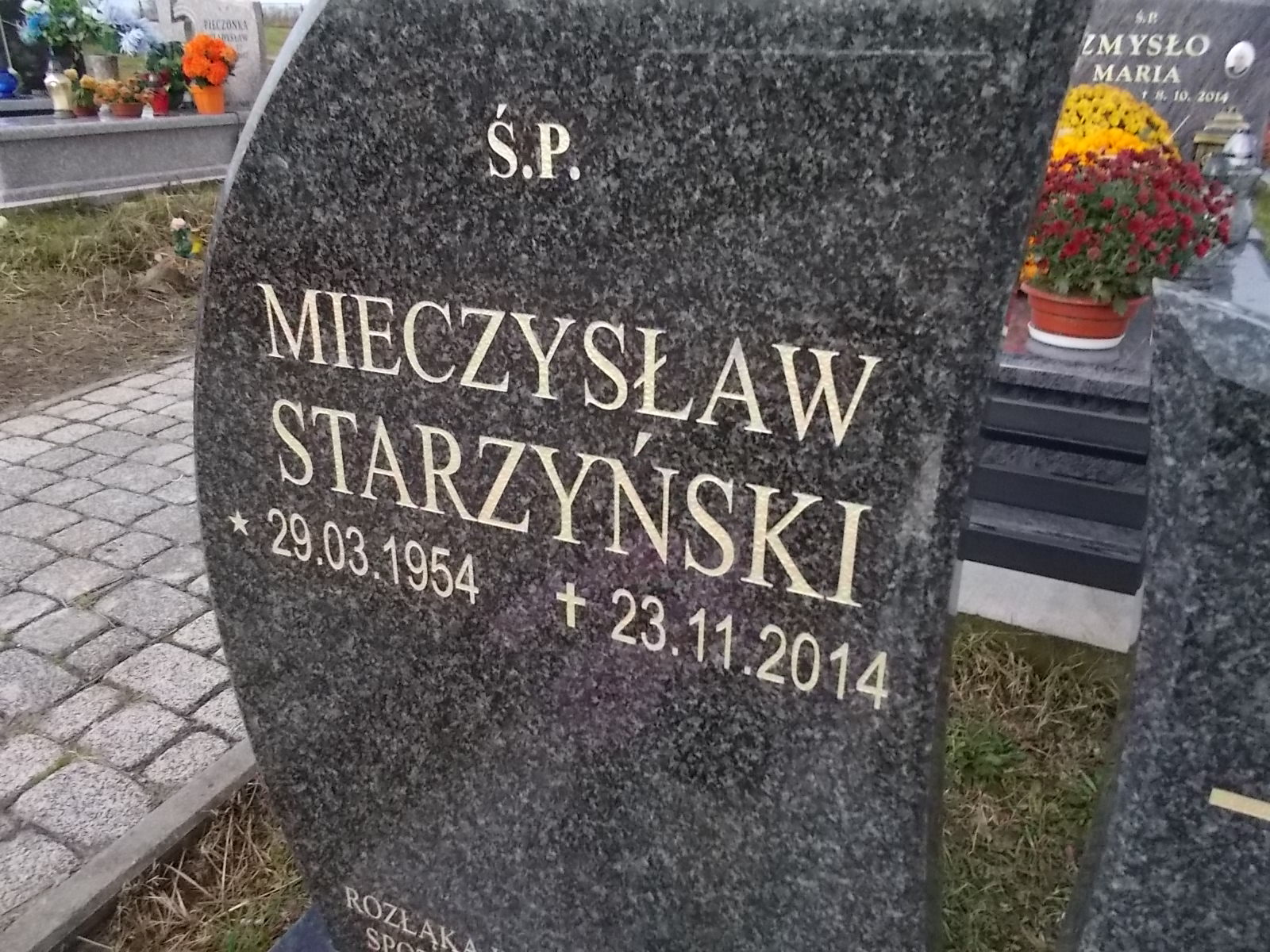 Mieczysław Starzyński 1954 Chrzanów - Grobonet - Wyszukiwarka osób pochowanych