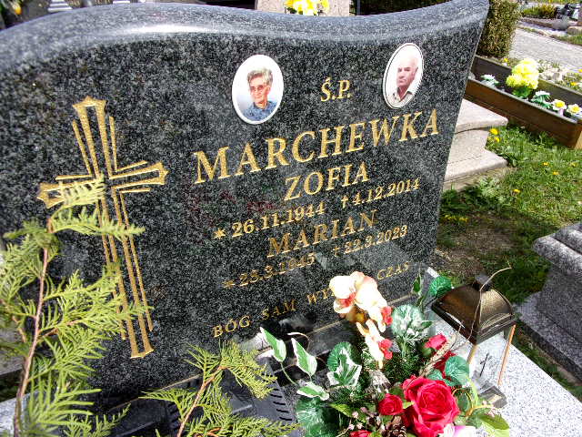 Zofia Marchewka 1944 Chrzanów - Grobonet - Wyszukiwarka osób pochowanych