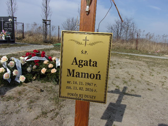 Agata Mamoń 1967 Chrzanów - Grobonet - Wyszukiwarka osób pochowanych