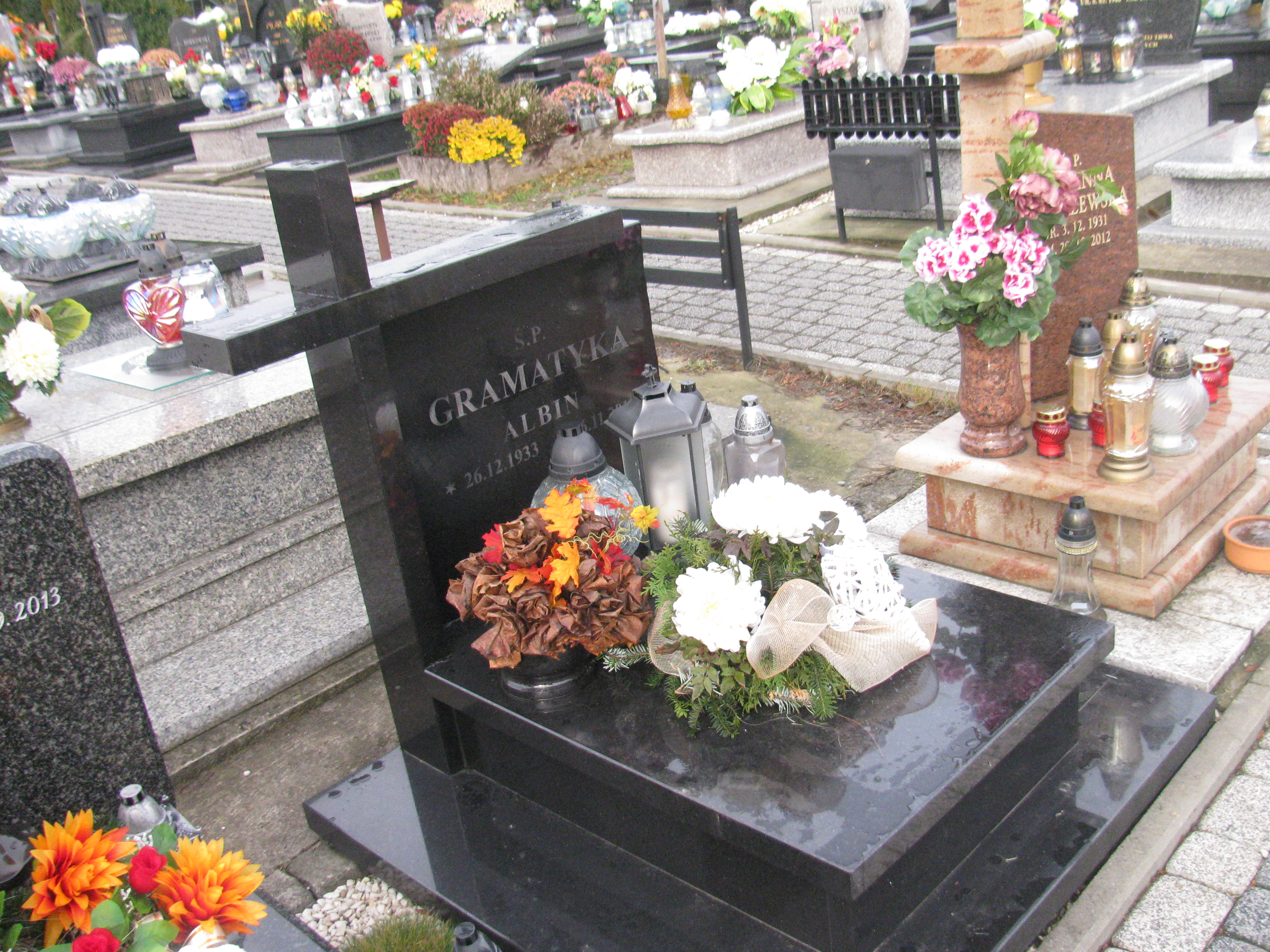 Grób Albin Gramatyka