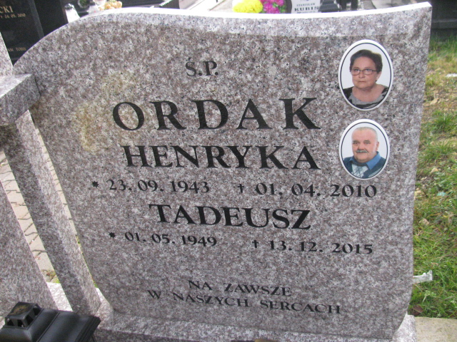 Henryka Ordak 1943 Chrzanów - Grobonet - Wyszukiwarka osób pochowanych