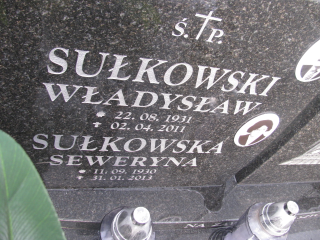 Seweryna Sułkowska 1930 Chrzanów - Grobonet - Wyszukiwarka osób pochowanych