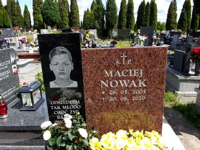 Maciej Nowak 2003 Chrzanów - Grobonet - Wyszukiwarka osób pochowanych