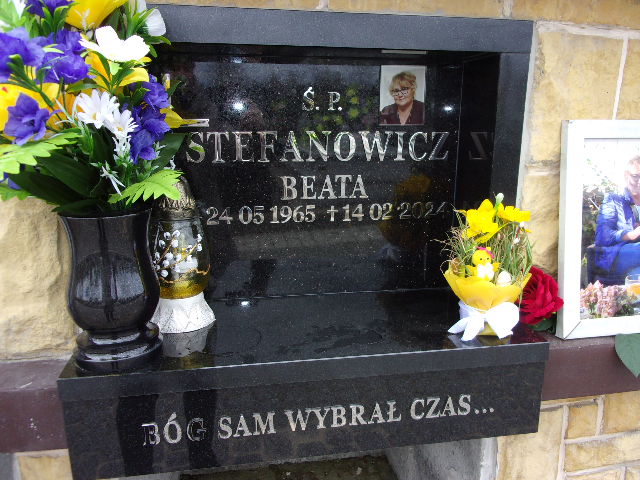 Beata Stefanowicz 1965 Chrzanów - Grobonet - Wyszukiwarka osób pochowanych