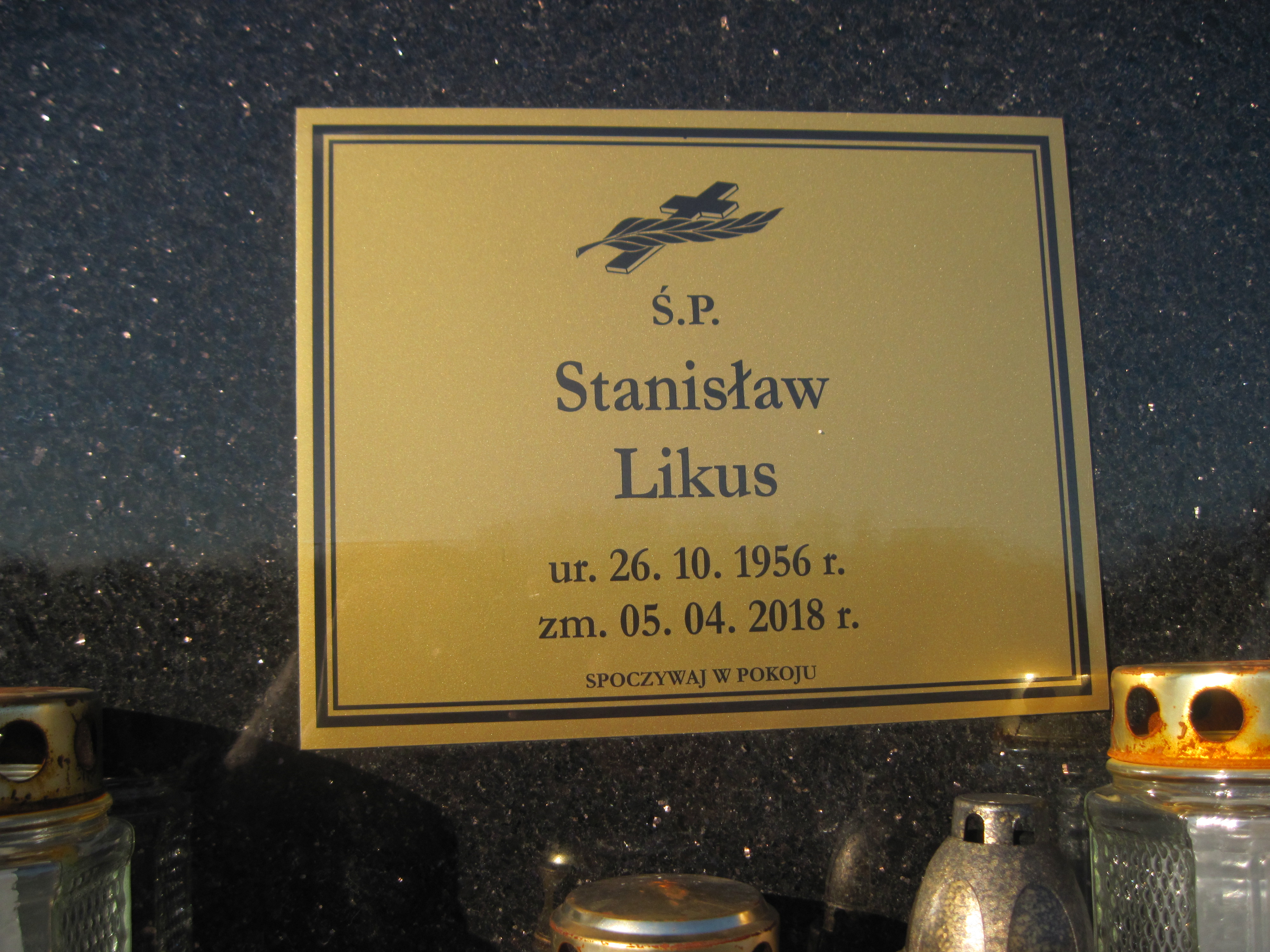 Stanisław Likus 1956 Chrzanów - Grobonet - Wyszukiwarka osób pochowanych